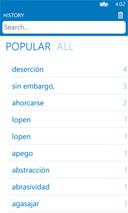 Dutch Spanish dictionary ProDict Free screenshot 6