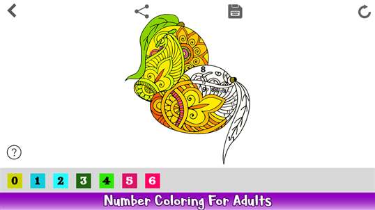 Fruits Color By Number - Powerhouse Coloring Book screenshot 4