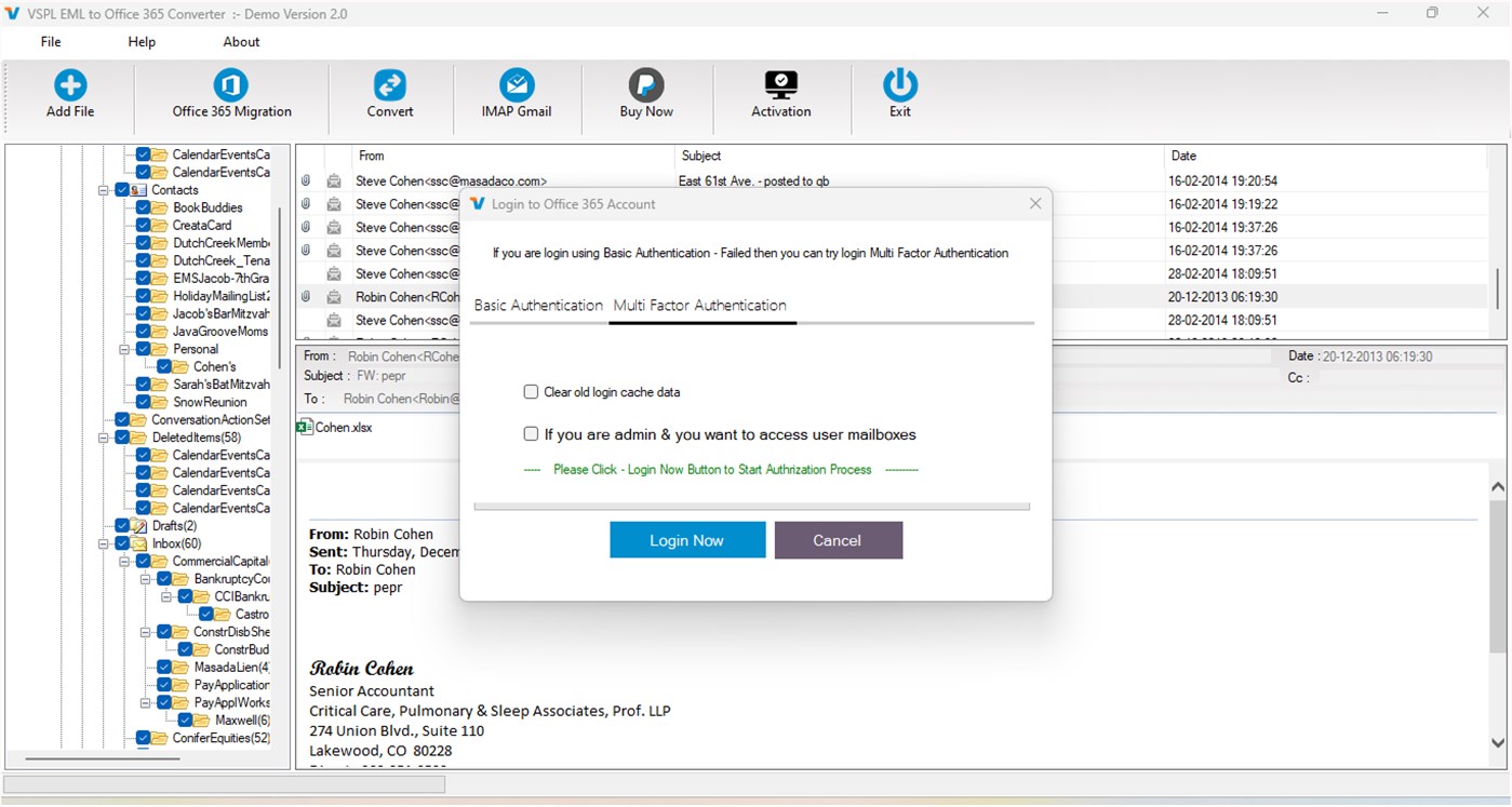 #5. VSPL for EML to Office 365 Converter (Windows) 来自: VARTIKA SOFTWARE PRIVATE LIMITED