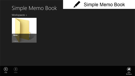 Simple Memo Book screenshot 1