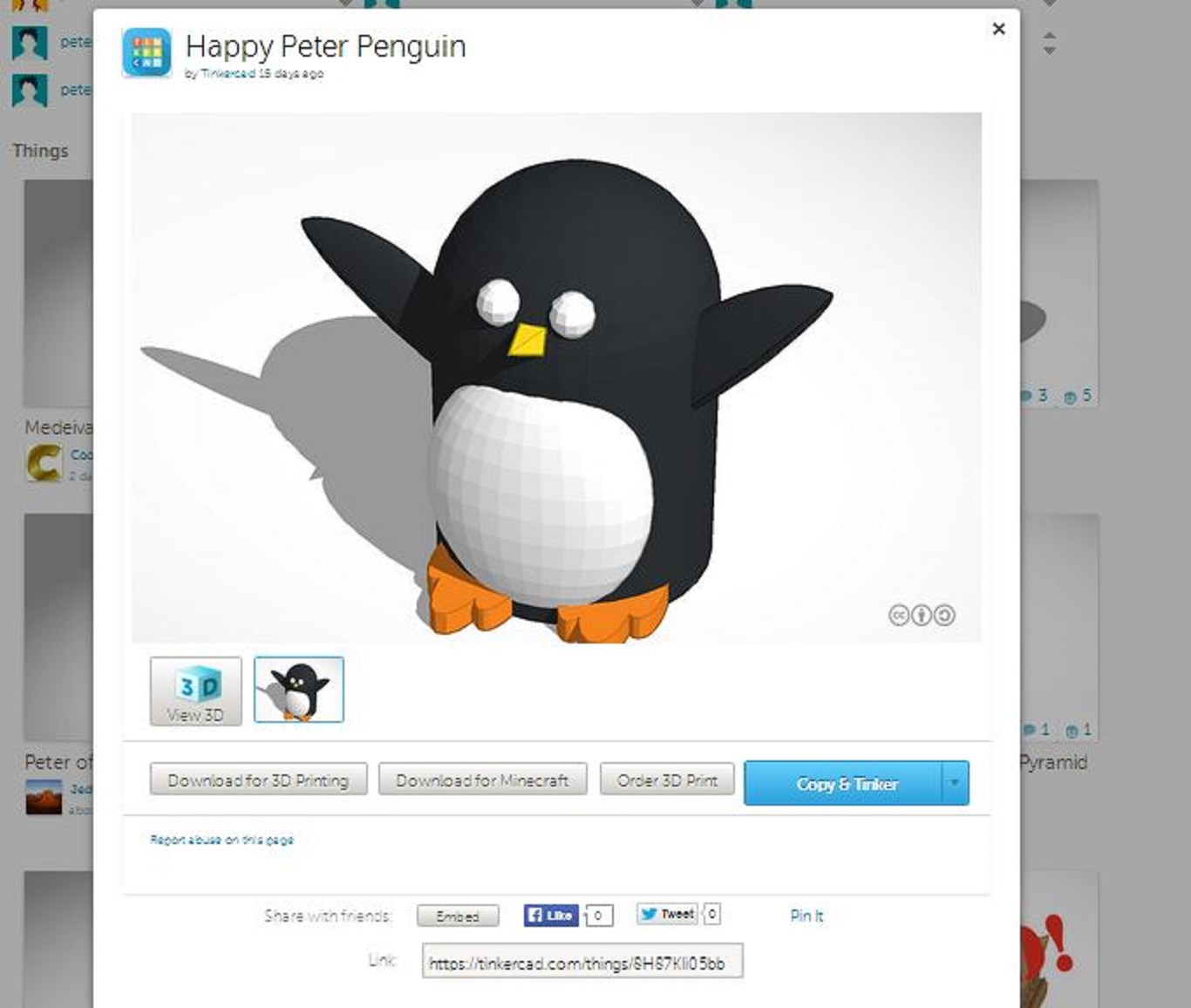 Autodesk® Tinkercad® for Windows 10