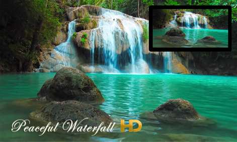Peaceful Waterfall HD Screenshots 1