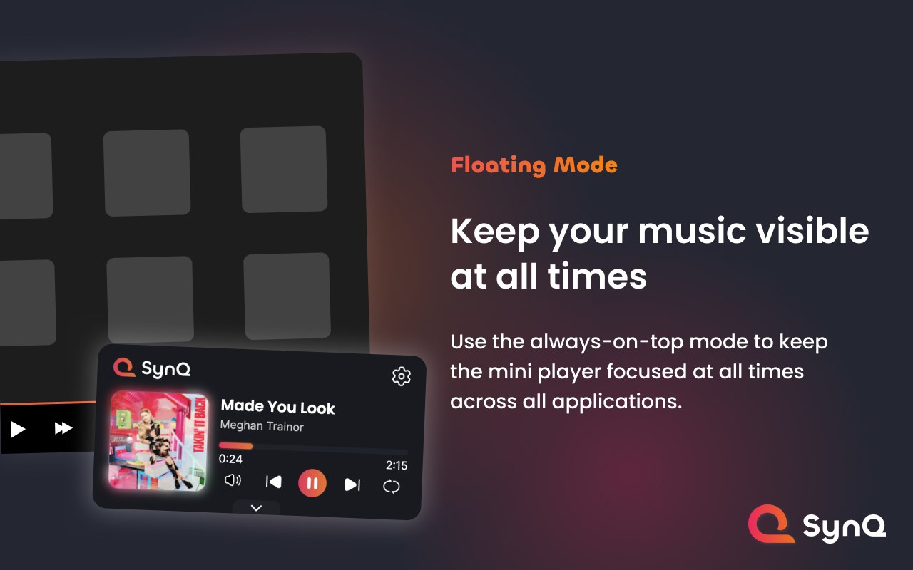 SynQ for Spotify, YouTube, Amazon Music, more