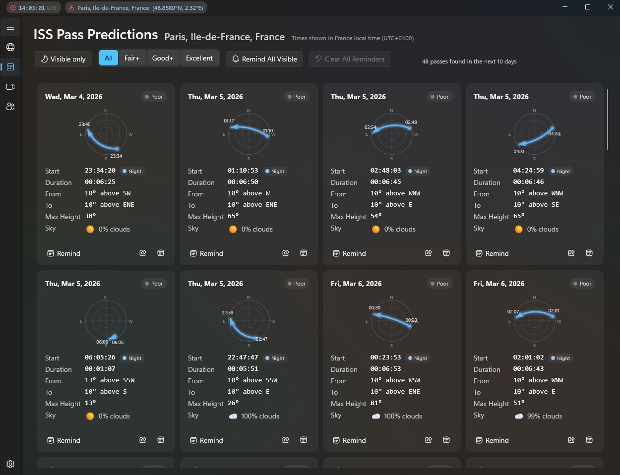 ISS Finder screenshot