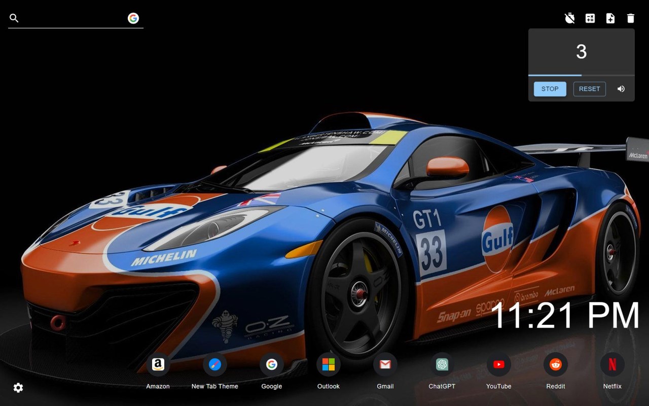 Mclaren Wallpaper New Tab