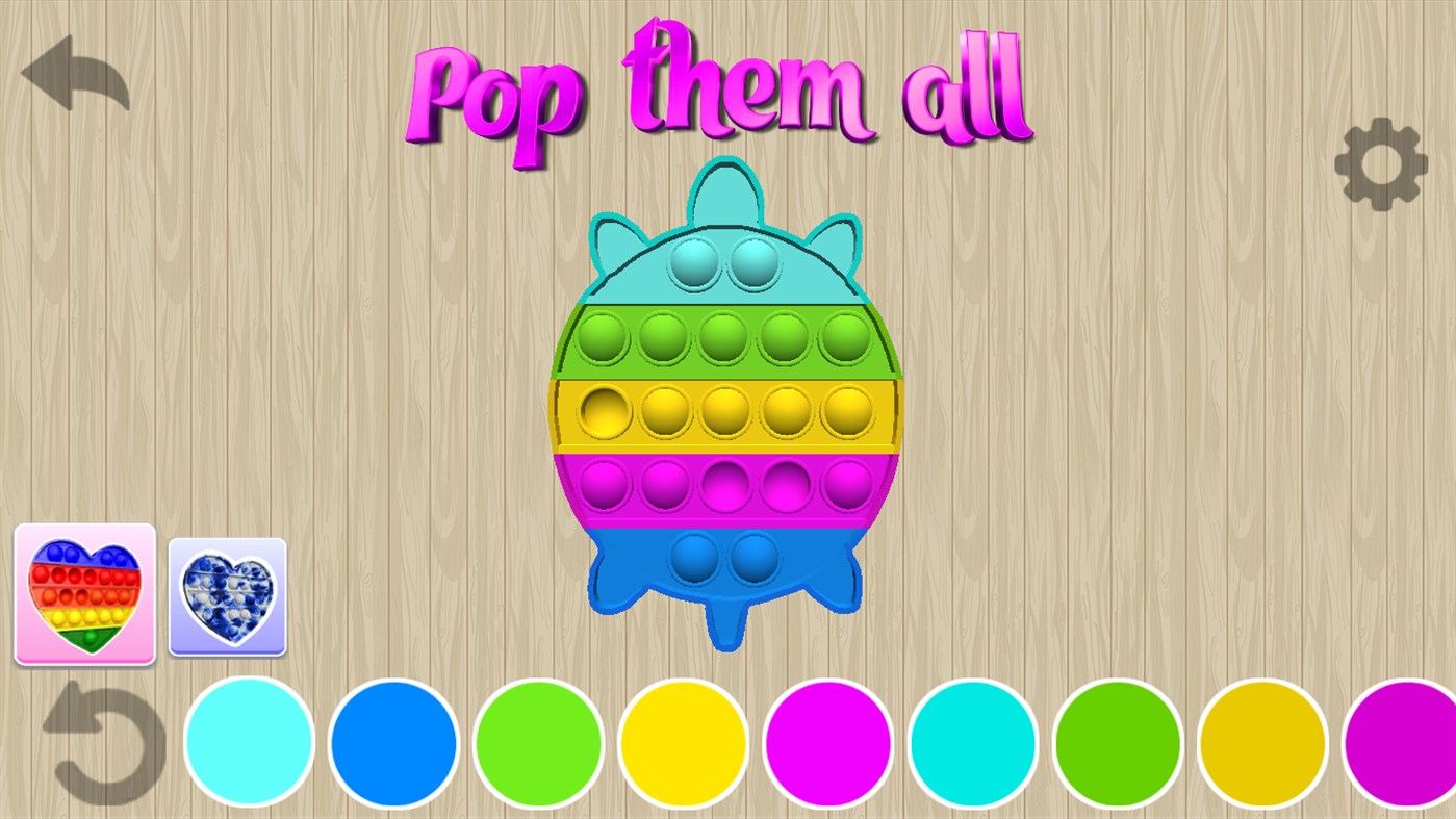 #1. Pop It 3D ASMR - Fidget Toys (Windows) Bởi: Margala Games