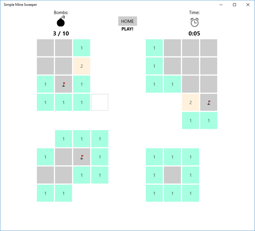 #3. Simple Mine Sweeper (Windows) 게시자: Adriano