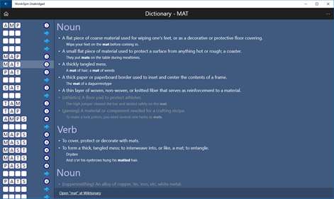 Word•Spin Wiktionary unabridged edition Screenshots 2