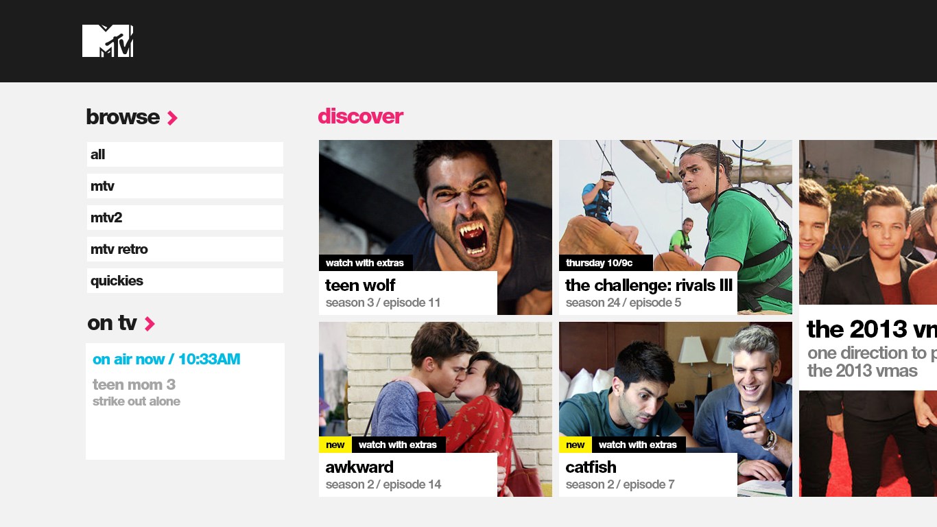 MTV Shows for Windows 10