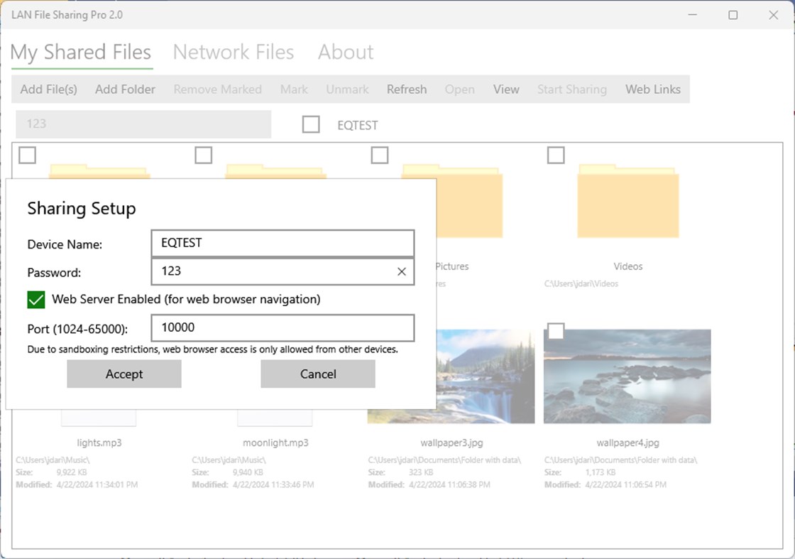 #2. LAN File Sharing Pro (Windows) Przez: COMPD4