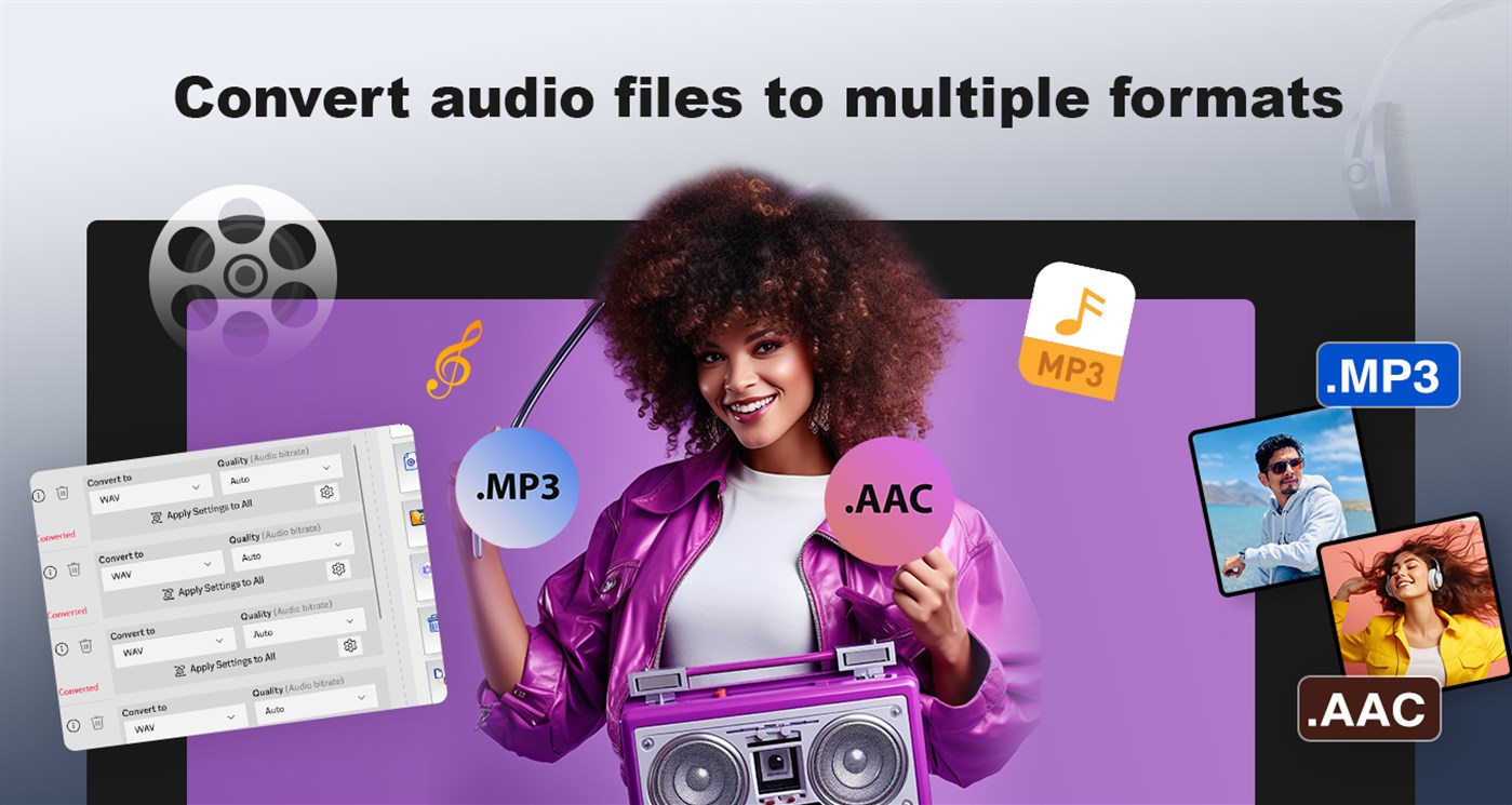 #1. Audio Converter with Media Converter (Windows) Door: Good Job Apps