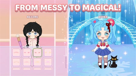 green emerald velvet dress Magic Princess Salon: Spa, Makeup and Dress Up - Full Version main image 0