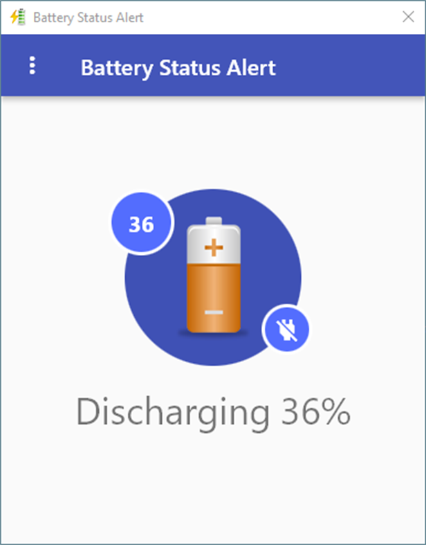 #1. Battery Status Alert (Windows) 由: Fabio Mucciante
