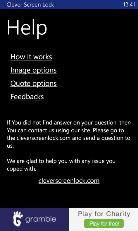 #7. Clever Screen Lock (Windows) Podle: ‪choose4use‬