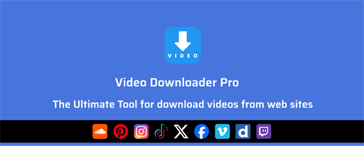 Video Downloader Pro marquee promo image