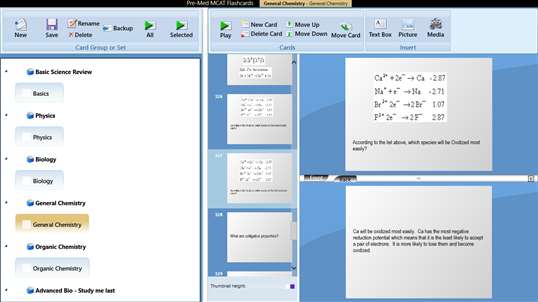 Pre-Med MCAT Flashcards for Medical College Admissions Test screenshot 7