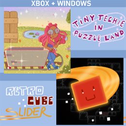 Aperçu Tiny Techie in Puzzle Land / Retro Cube Slider (Bundle)