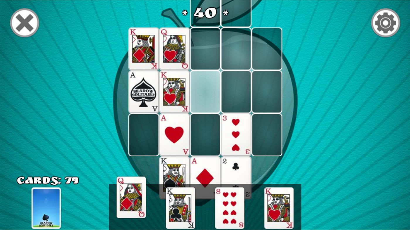 #3. Shadow Solitaire (Windows) 由: Pozirk Games Inc.