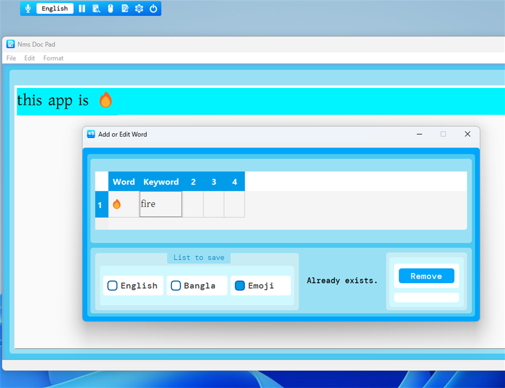 #8. Nms Kontho Keyboard (Windows) 由: NmsCo.
