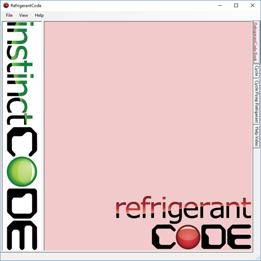 RefrigerantCode Desktop screenshot 1