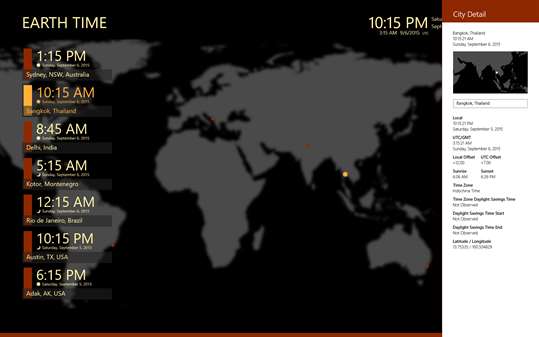 Earth Time screenshot 2