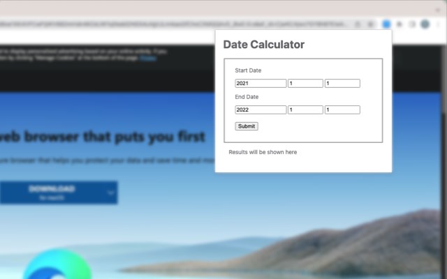 Date Calculator