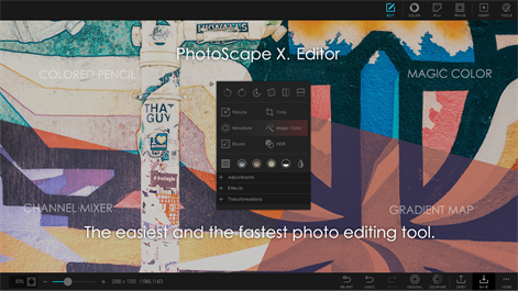 PhotoScape X Pro, edição de fotos fácil, disponível na ...