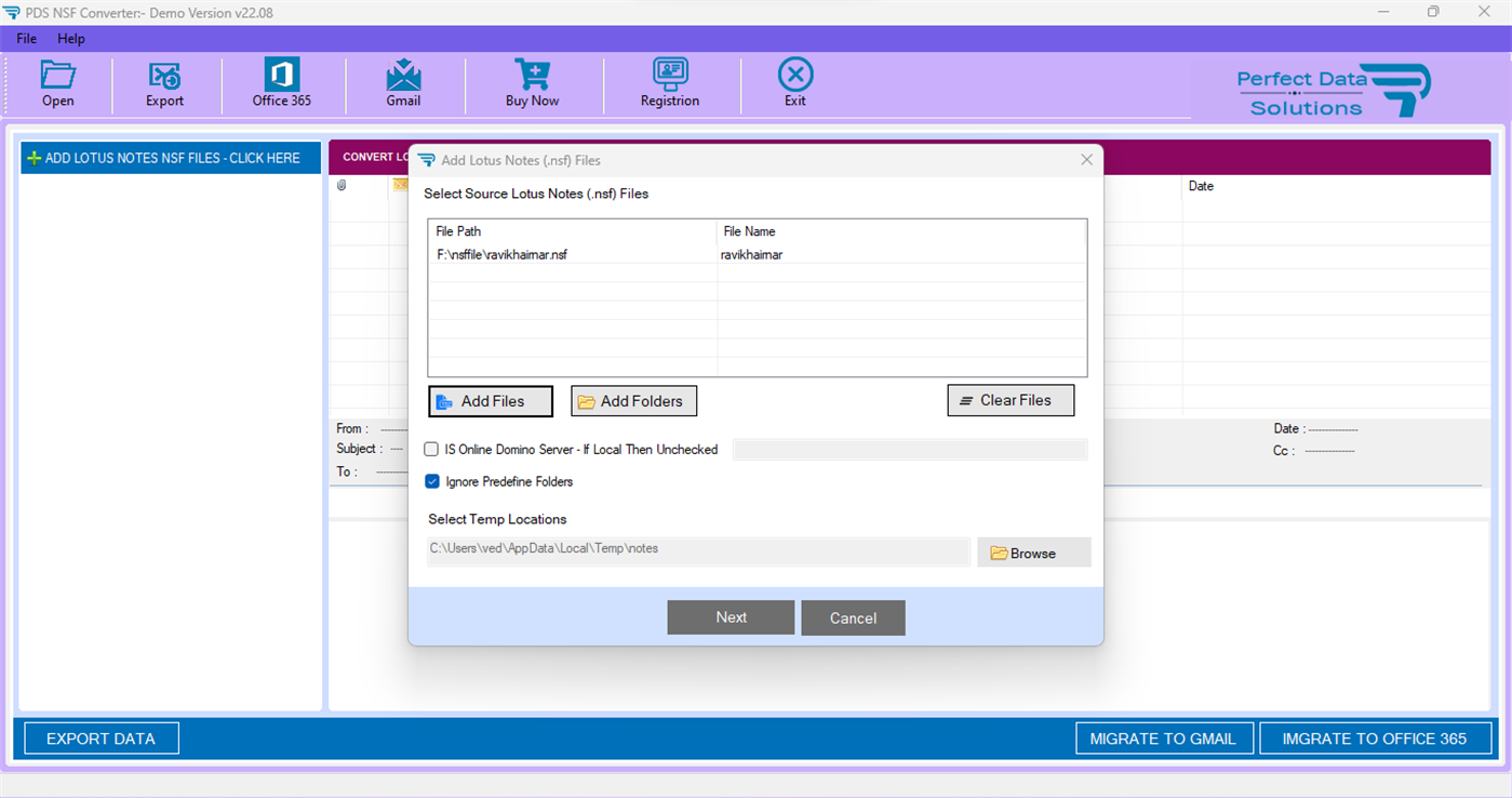 #2. NSF to PST Converter (Windows) Által: PERFECT DATA SOLUTIONS