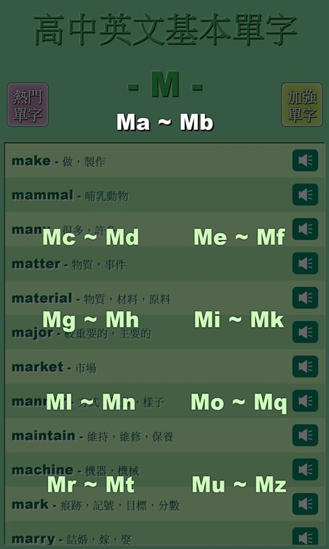 #3. 高中基本英文單字 (Windows) Podle: maxwindev