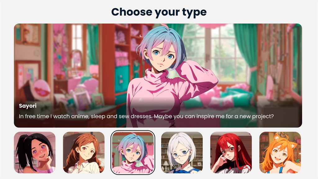 Anime Girl Chat AI - Chatroom with Dream Girlfriend_2