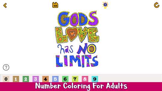 Greeting Cards Glitter Color by Number - Coloring Book screenshot 3