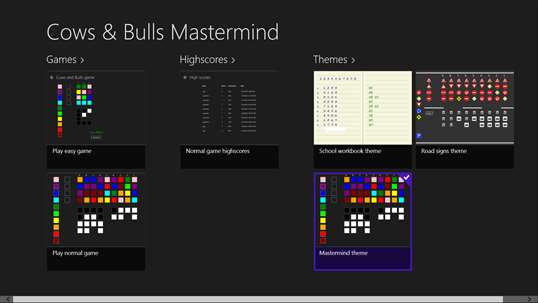 Cows & Bulls Mastermind screenshot 1