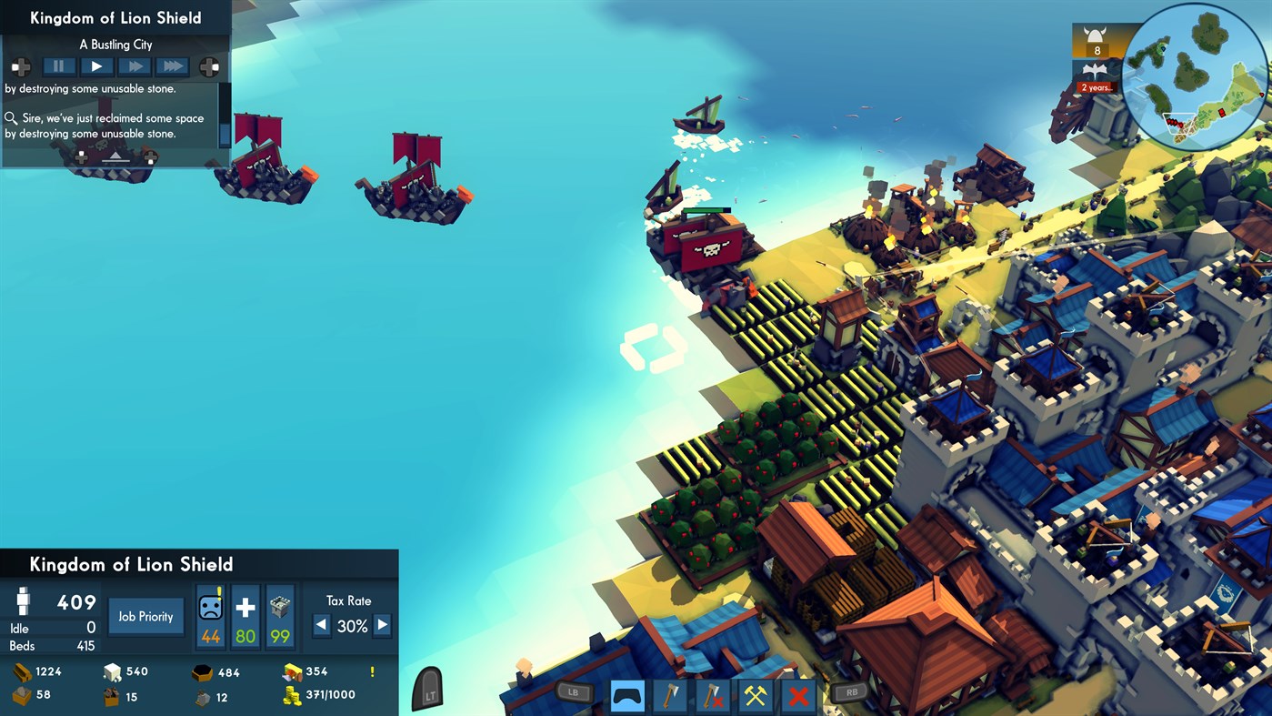 #3. Kingdoms and Castles (Xbox) Με: BlitWorks