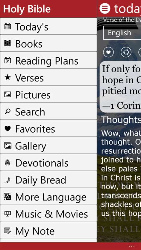 Holy Bible Worldwide Screenshots 1