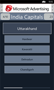 India Capitals Quiz screenshot 2