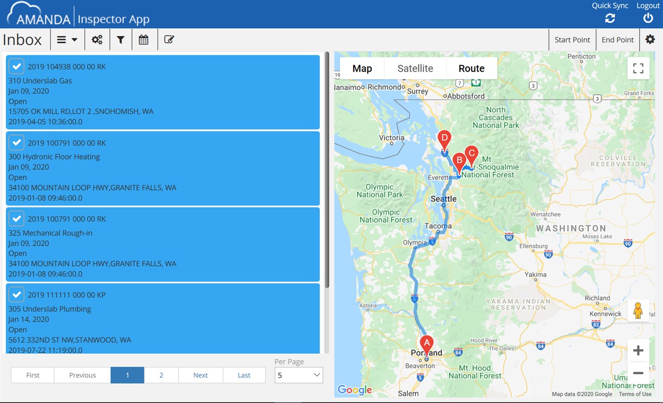 #2. AMANDA Inspector App (Windows) 게시자: Calytera Mobile