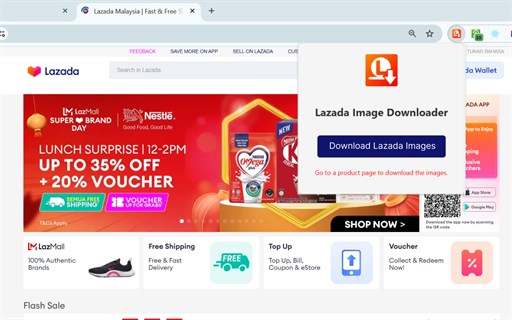 Lazada Image Downloader