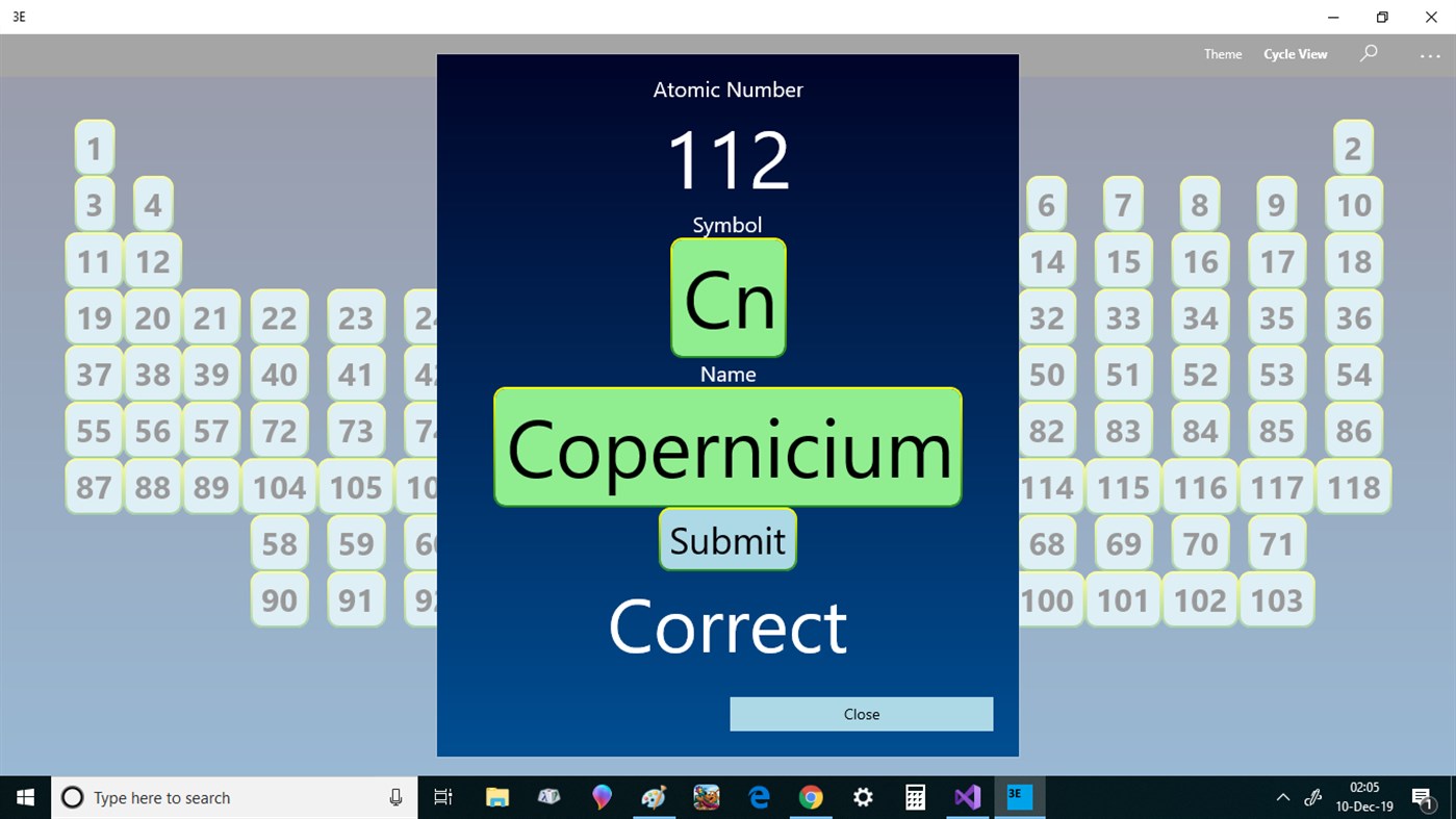#4. 3E - Periodic Table Exercise (Windows) De: C3P0
