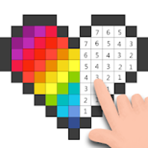 Pixel Art: Color by Number.