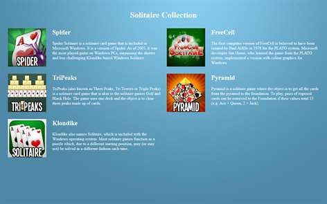 *Solitaire Collection Screenshots 1