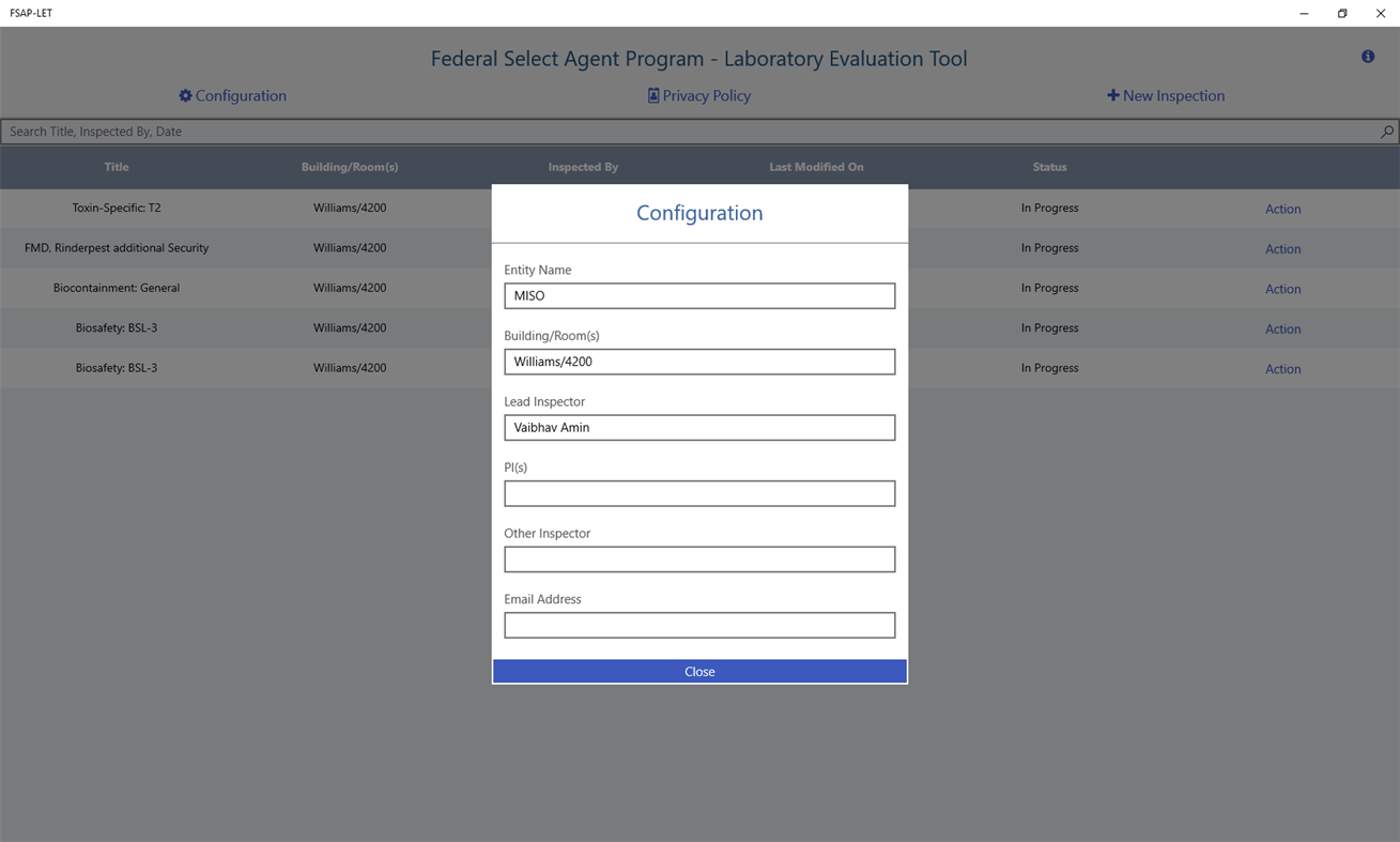 #8. FSAP-LET (Windows) Bởi: Centers for Disease Control and Prevention