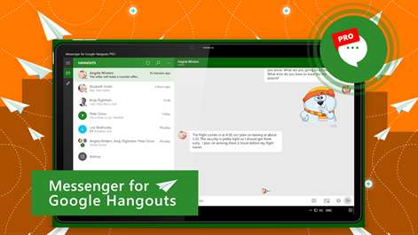 Messenger for Google Hangouts PRO Screenshots 1