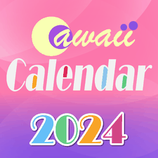 2024 Cawaii Calendar Free