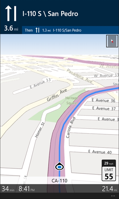 Windows Maps Screenshot