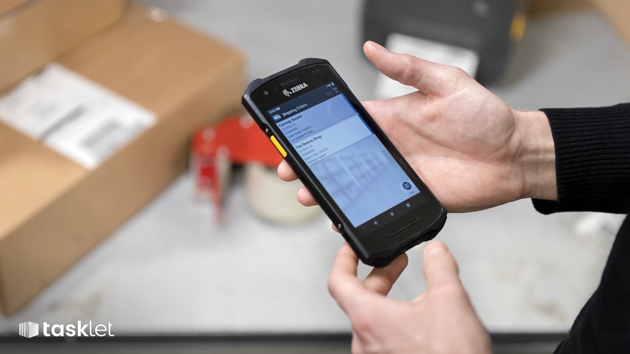 Snapshot 8 of Tasklet Mobile WMS
