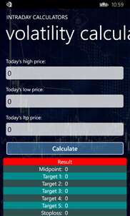 Intraday Calculators screenshot 5