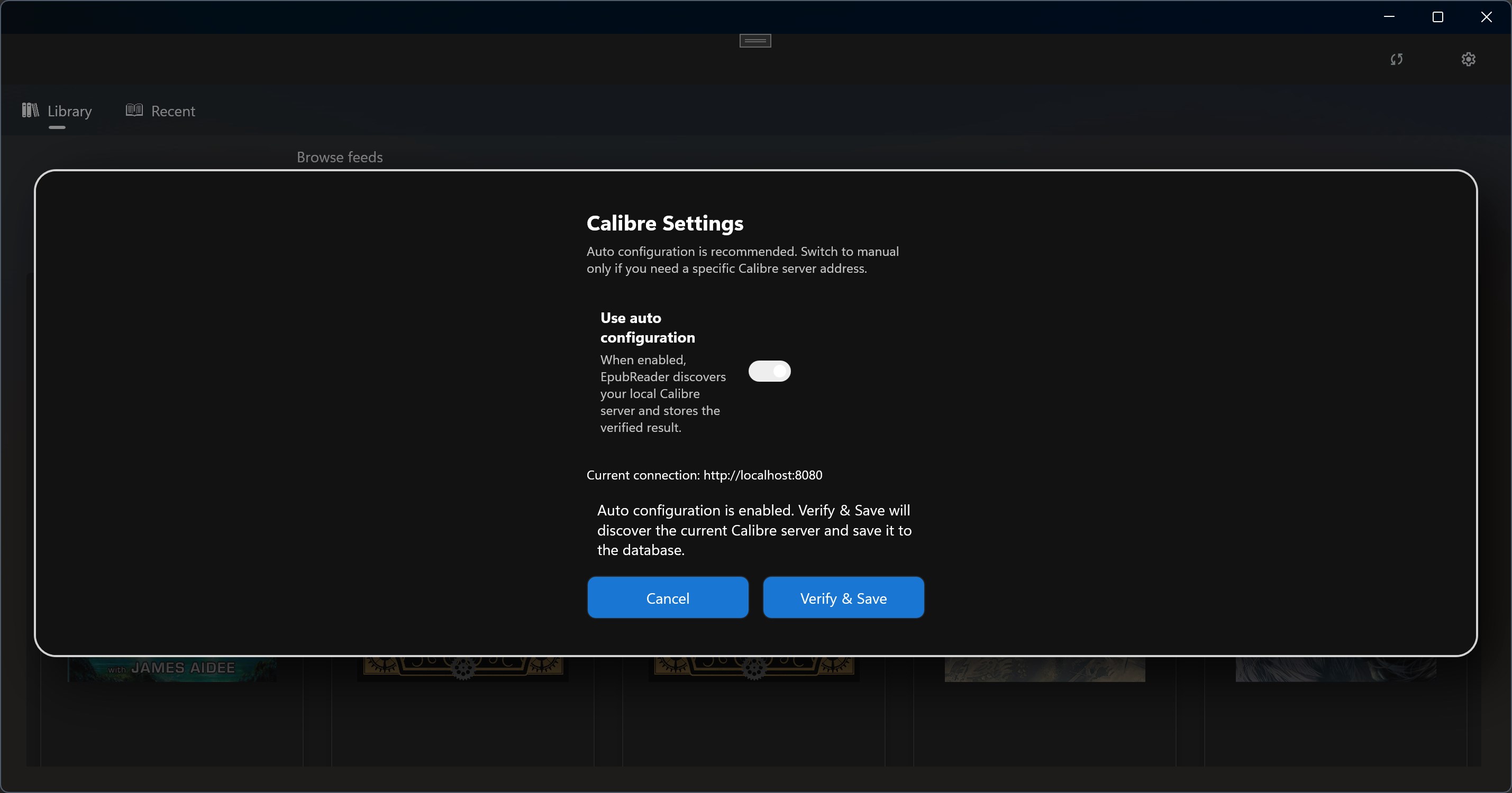 EpubReader For Windows screenshot
