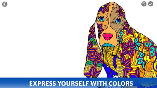 Dogs Color by Number - Adult Coloring Book screenshot 3