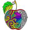 Fruits Color By Number - Powerhouse Coloring Book