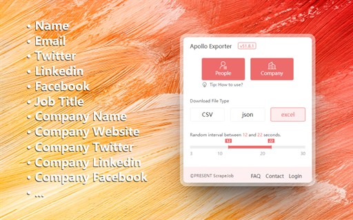Apollo Exporter - Export Apollo.io Leads Easily